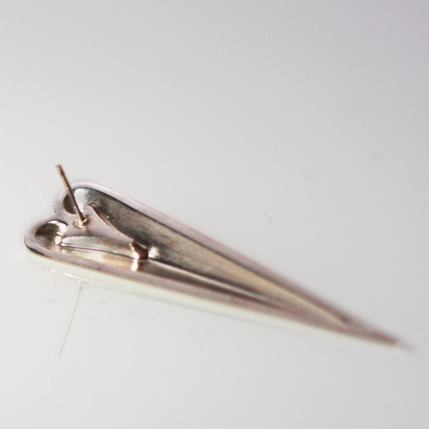 Heart Earrings in Sterling Silver