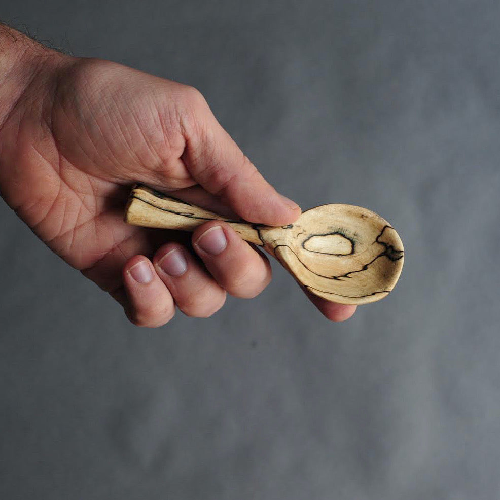 Scoop in Spalted Maple